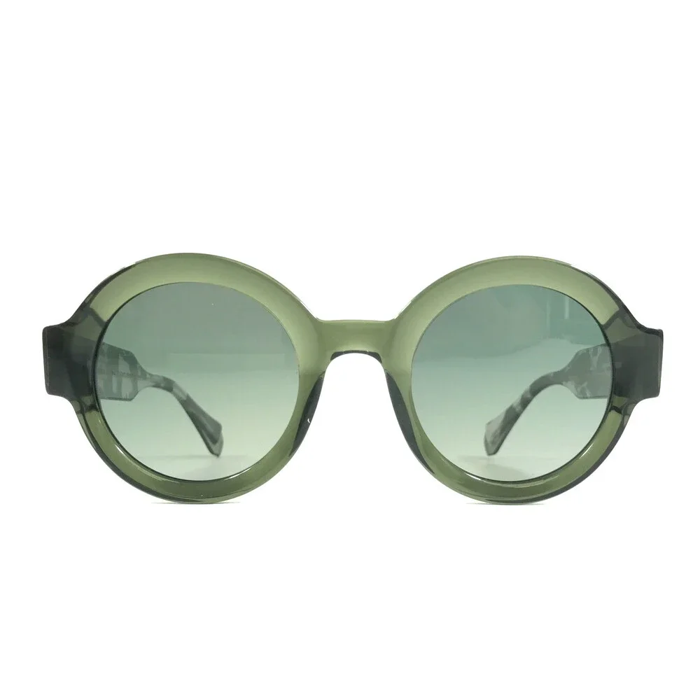 Gigi Studios Sunglasses LAURA 64543/7 Green Marbled with Green Gradient Lenses